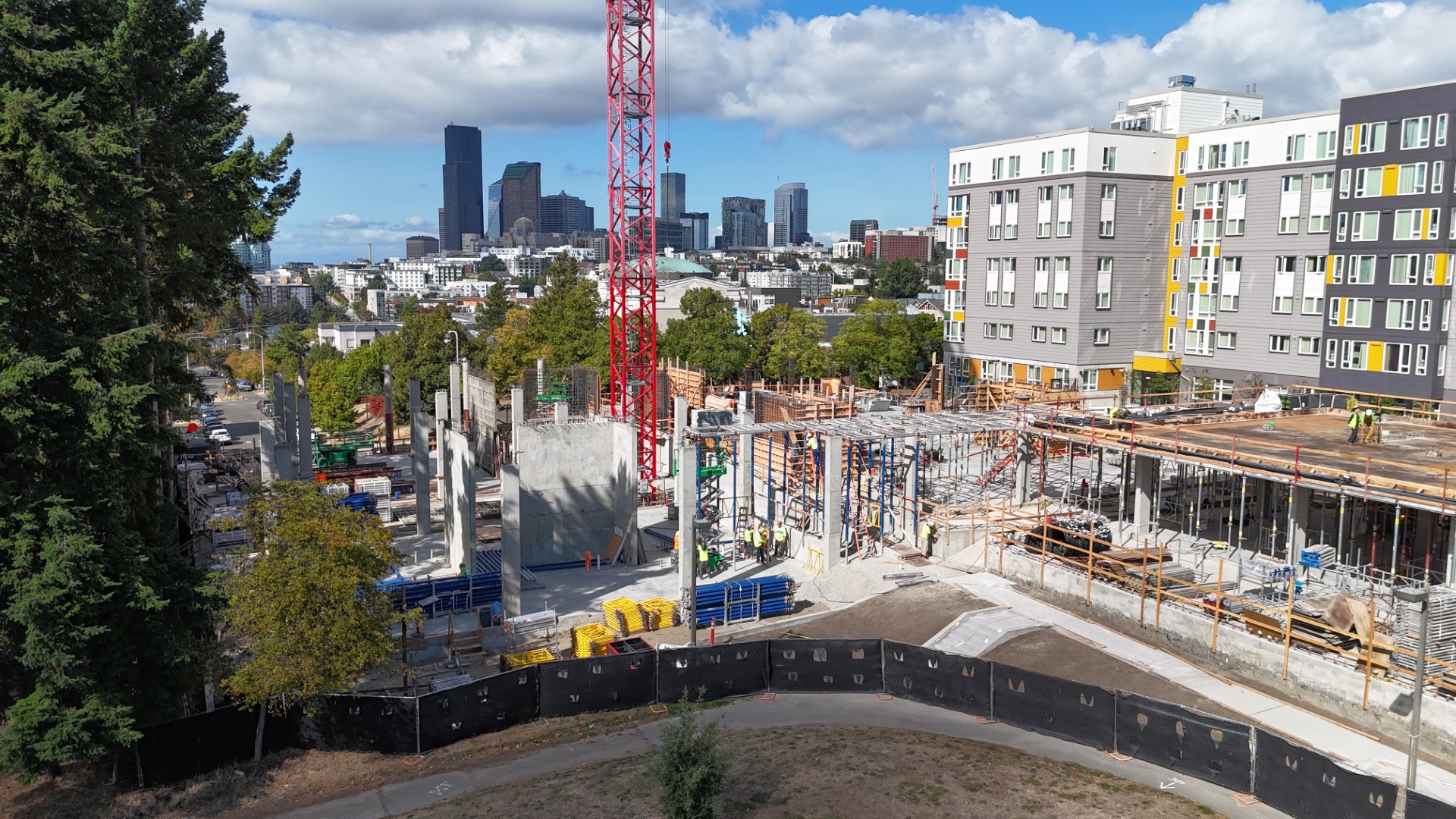 Bryant Manor affordable living concrete construction phases 1 and 2